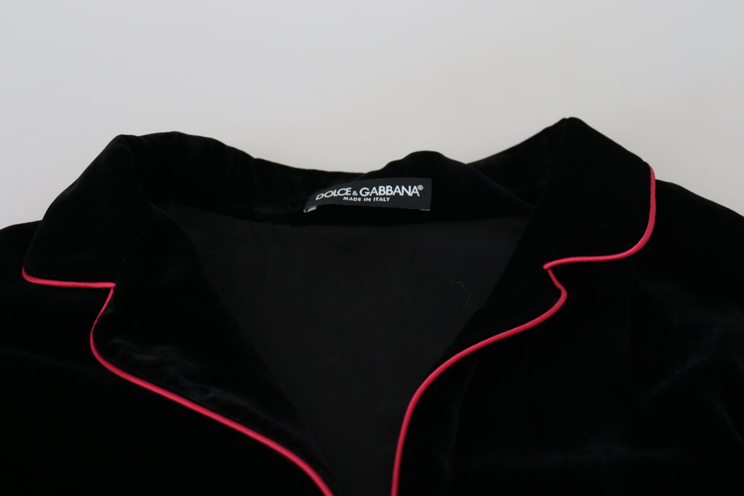 Dolce & Gabbana Schwarzer Blazer mit Gürtel und Knöpfen Viskosejacke