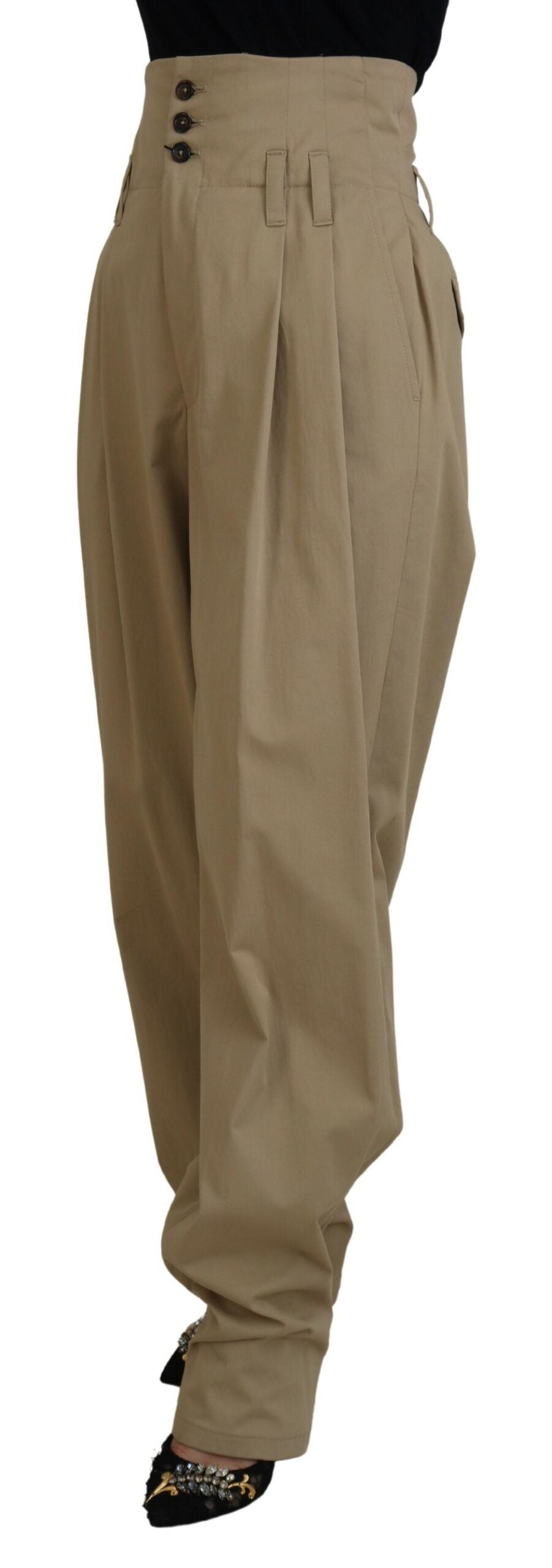 Dolce & Gabbana Elegant tapered high-waisted trousers