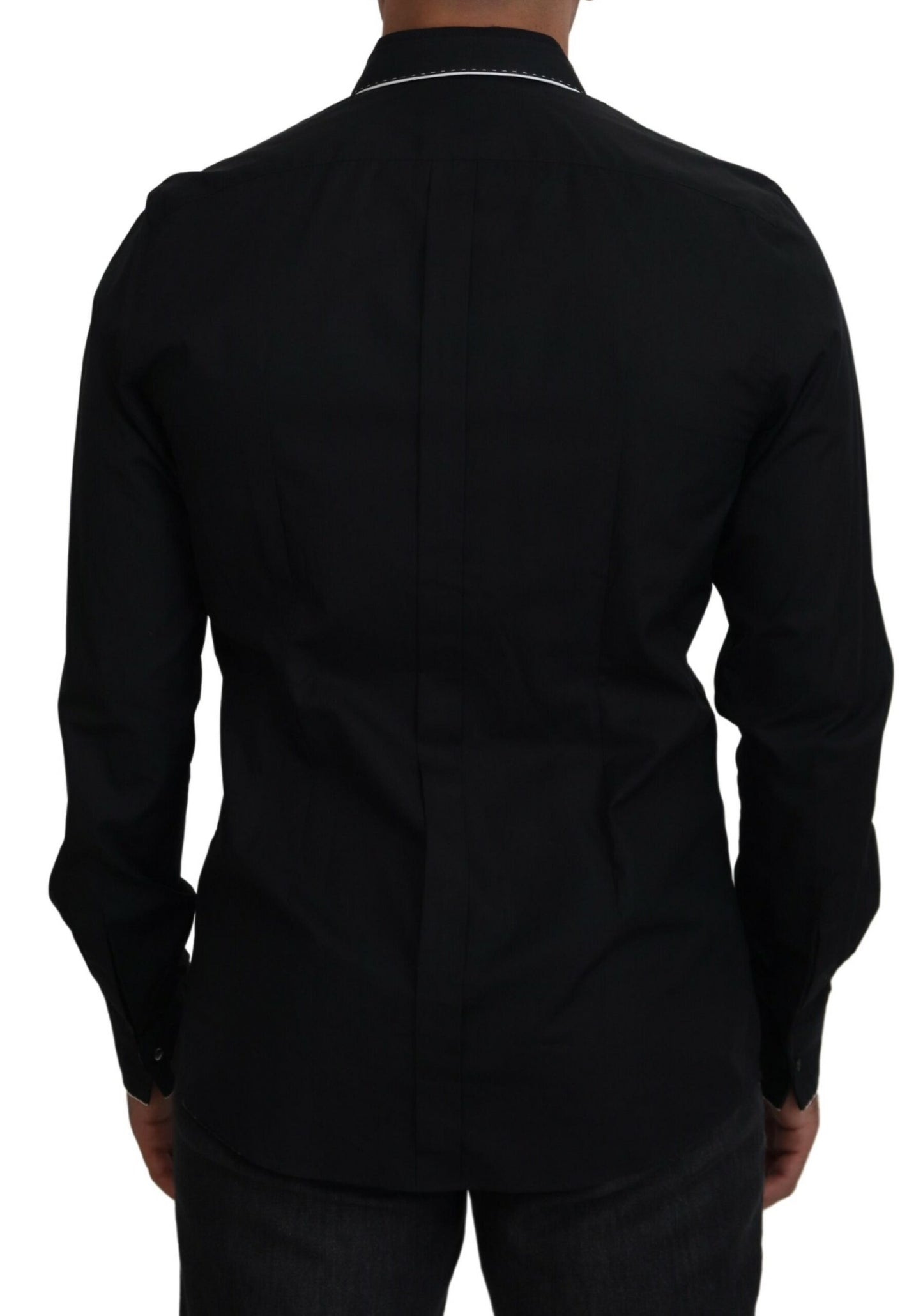 Dolce & Gabbana Elegant Slim Fit Tuxedo Shirt