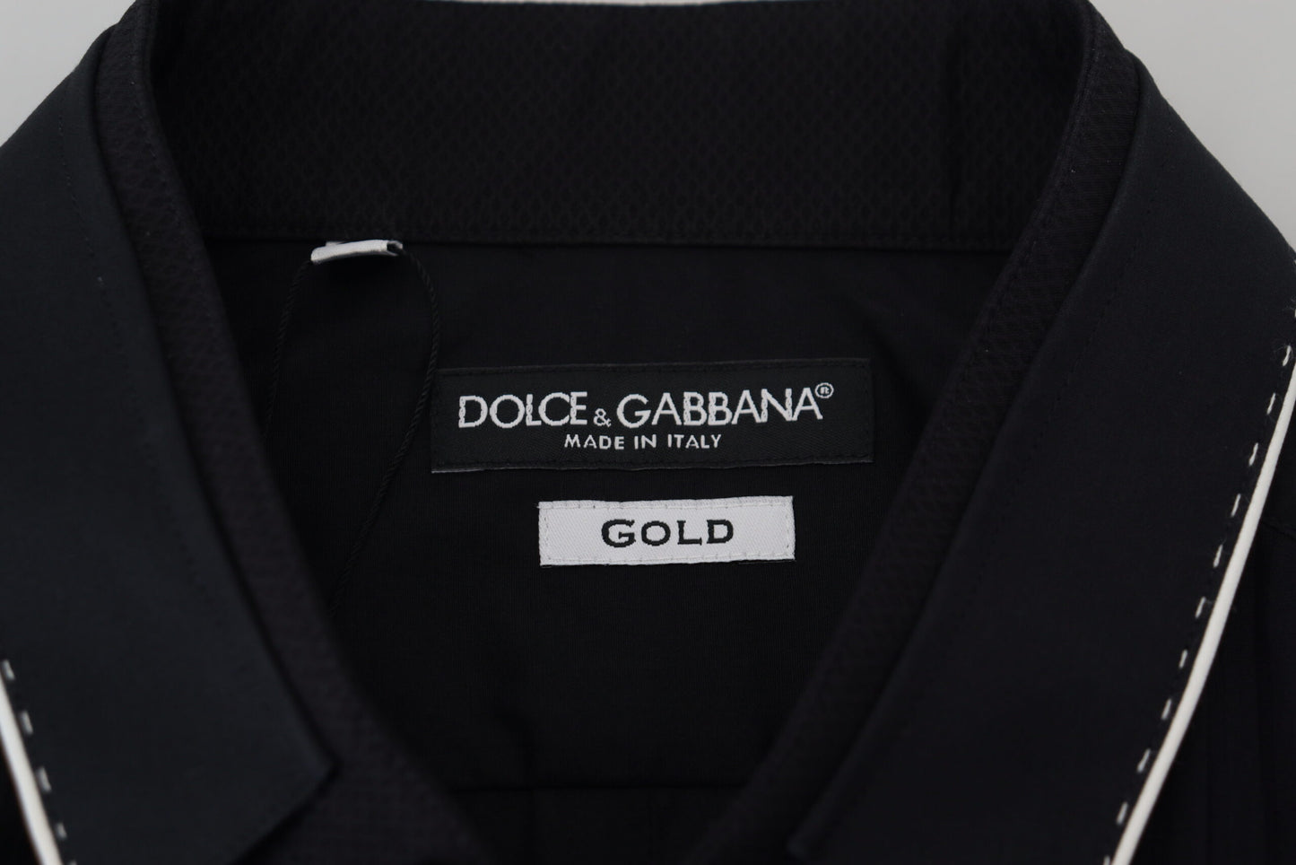 Dolce & Gabbana Elegant Slim Fit Tuxedo Shirt