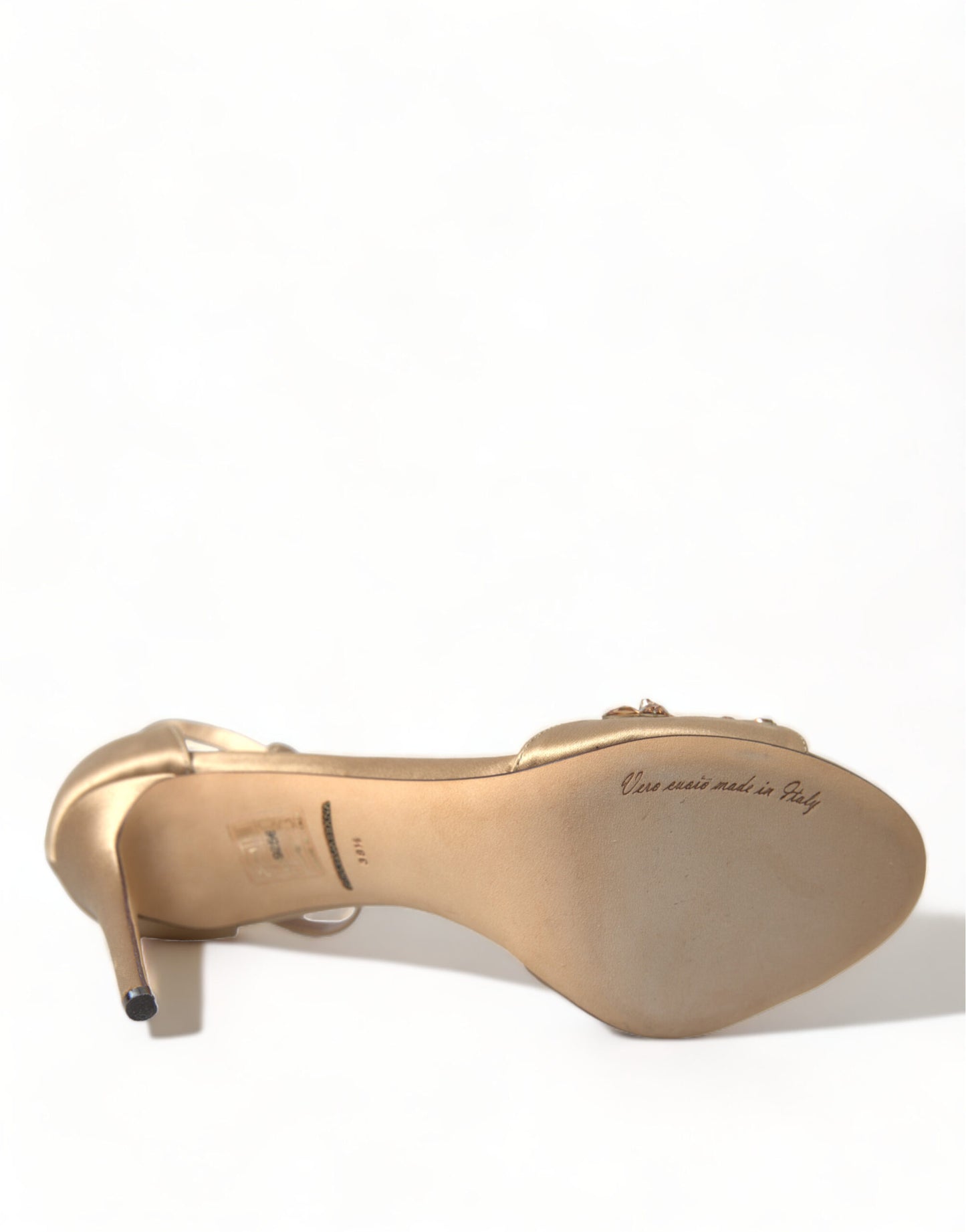 Dolce & Gabbana sandals with crystal-embellished heels