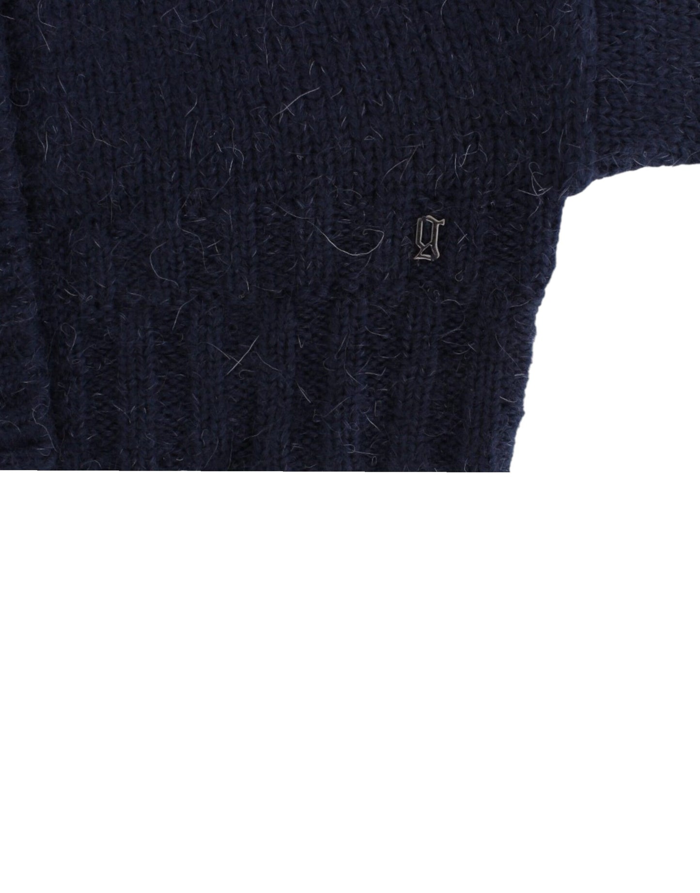 John Galliano Schicker blauer Cropped Cardigan