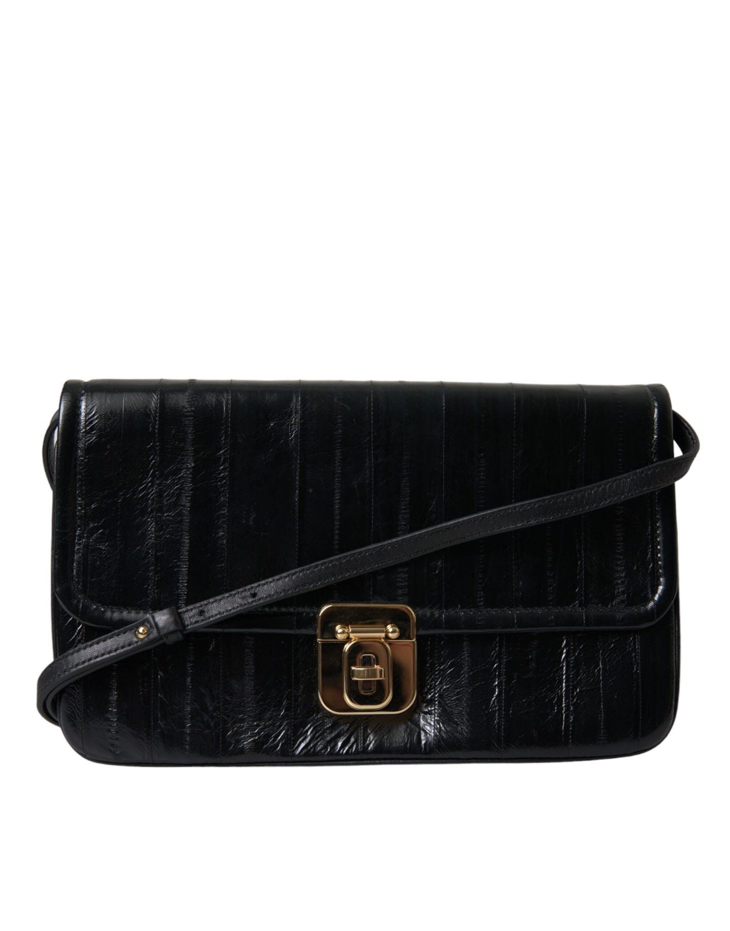 Dolce & Gabbana Elegant shoulder bag made of eel leather