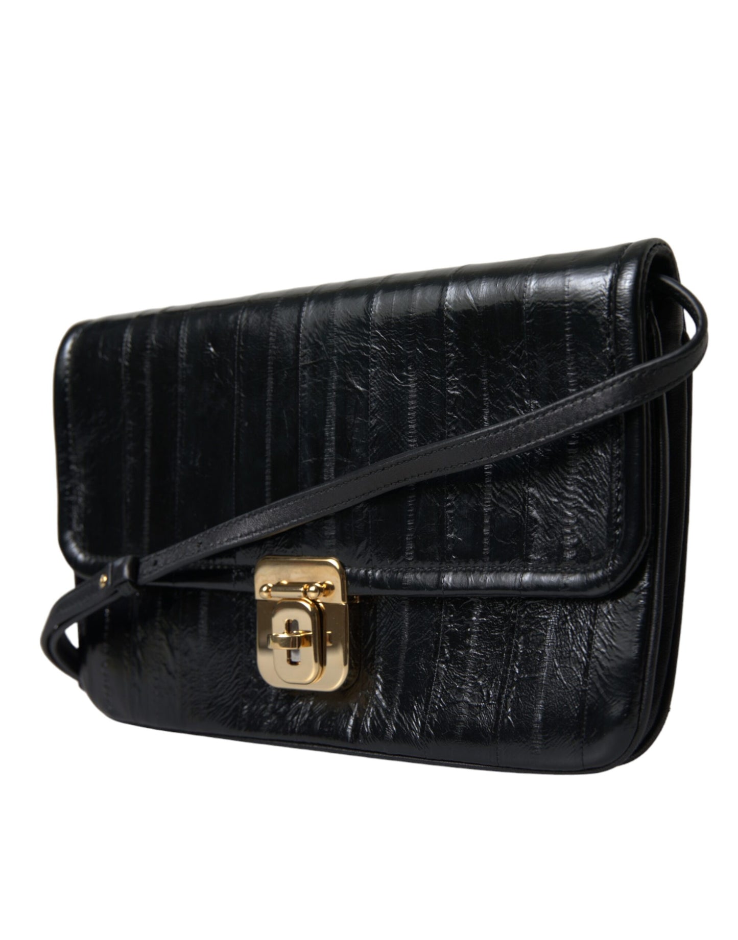Dolce & Gabbana Elegant shoulder bag made of eel leather