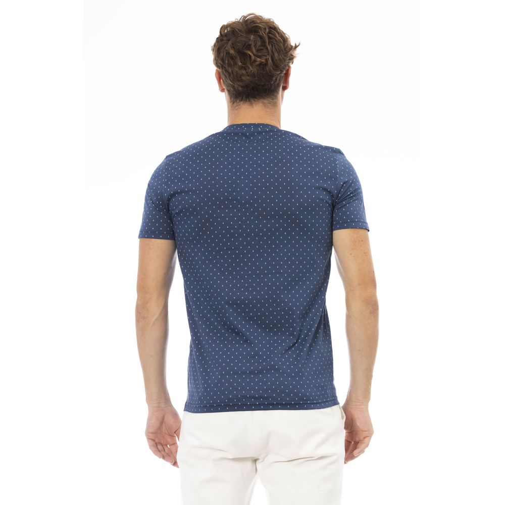 Baldinini Trend Blau Baumwolle Männer T-Shirt