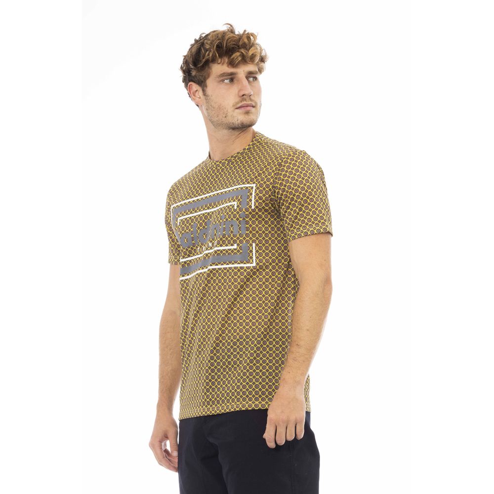 Baldinini Trend Graues Baumwolle Männer T-Shirt
