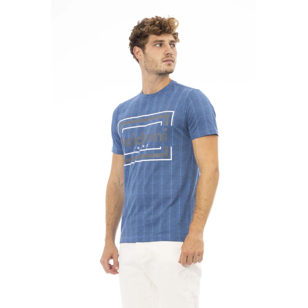 Baldinini Trend Blau Baumwolle Männer T-Shirt