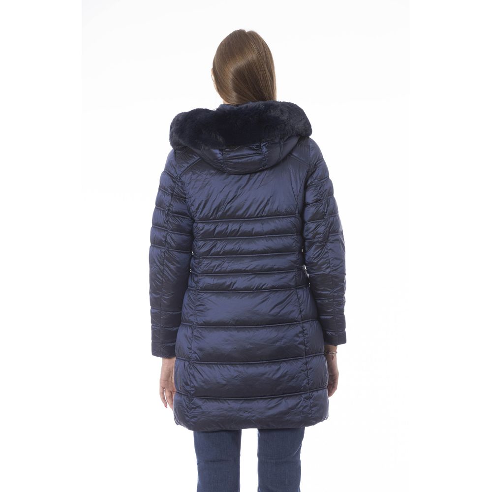 Baldinini Trend Hellblaue Polyester Damen Jacke
