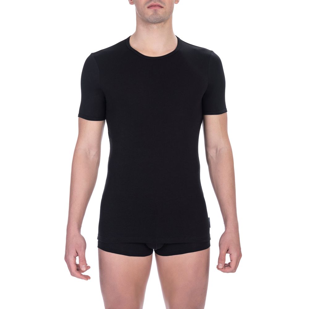 Bikkembergs "Black Cotton T-Shirt for Men"