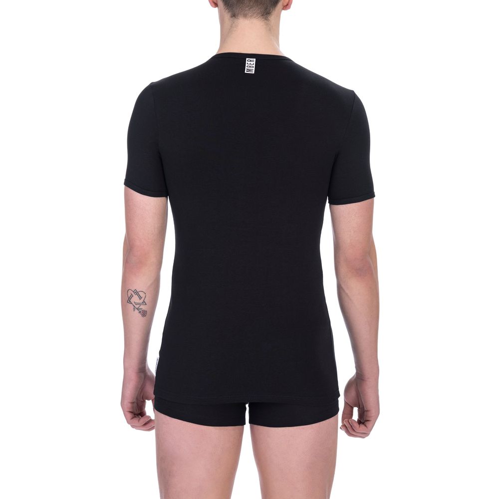 Bikkembergs "Black Cotton T-Shirt for Men"