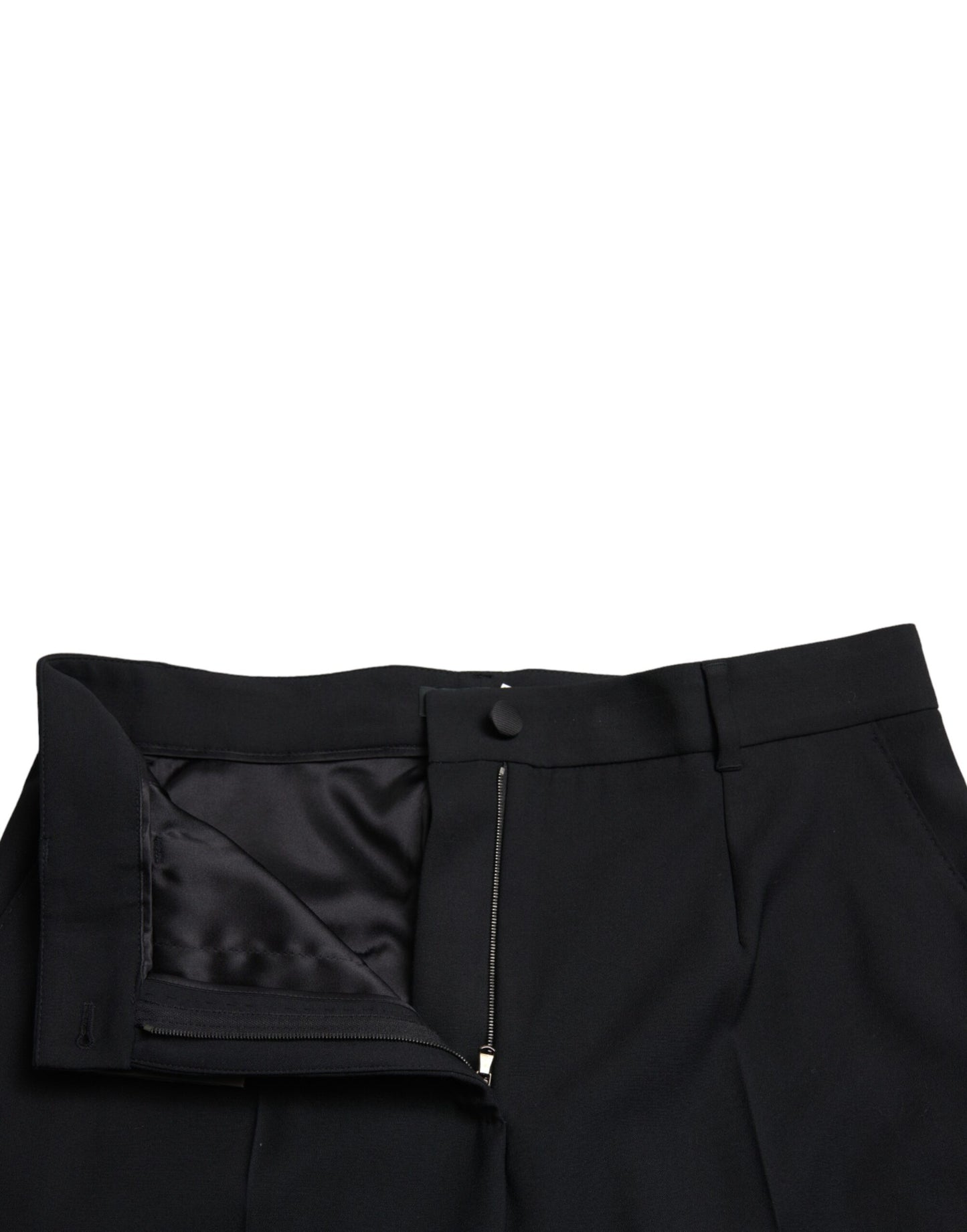 Dolce & Gabbana Elegant high-waisted wool trousers