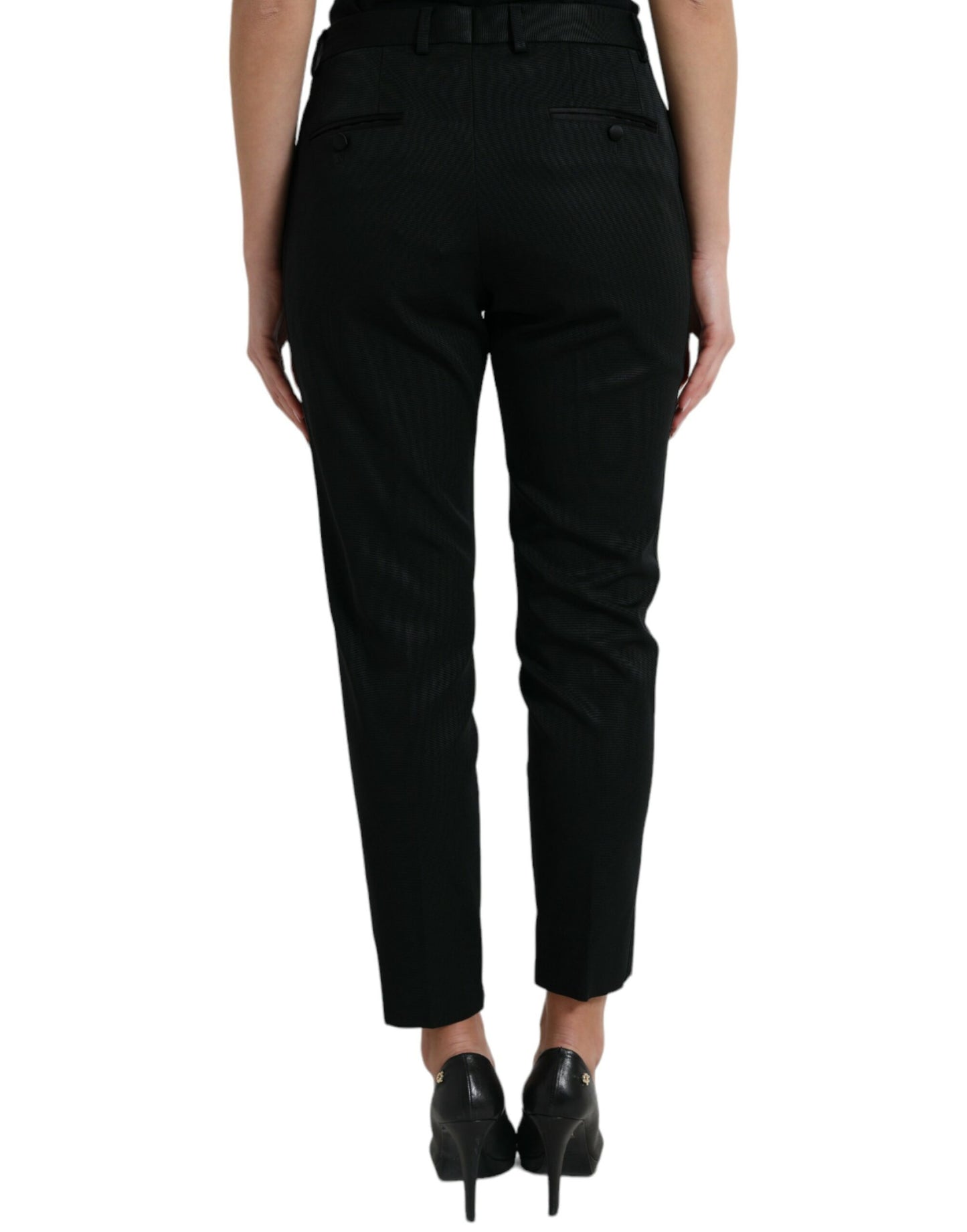 Dolce & Gabbana Elegant tailored trousers with high waist