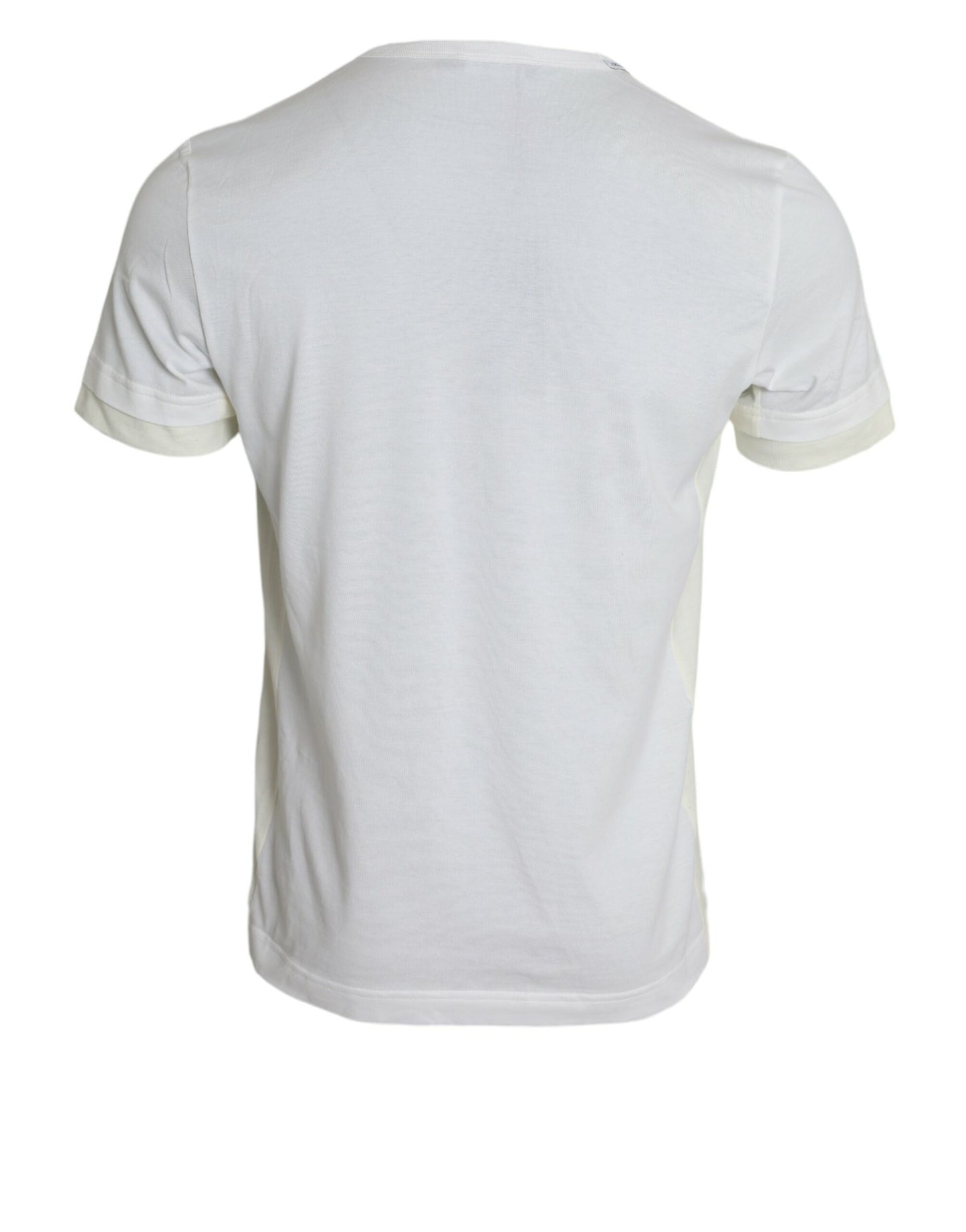 Dolce & Gabbana Elegant white cotton round neck t-shirt
