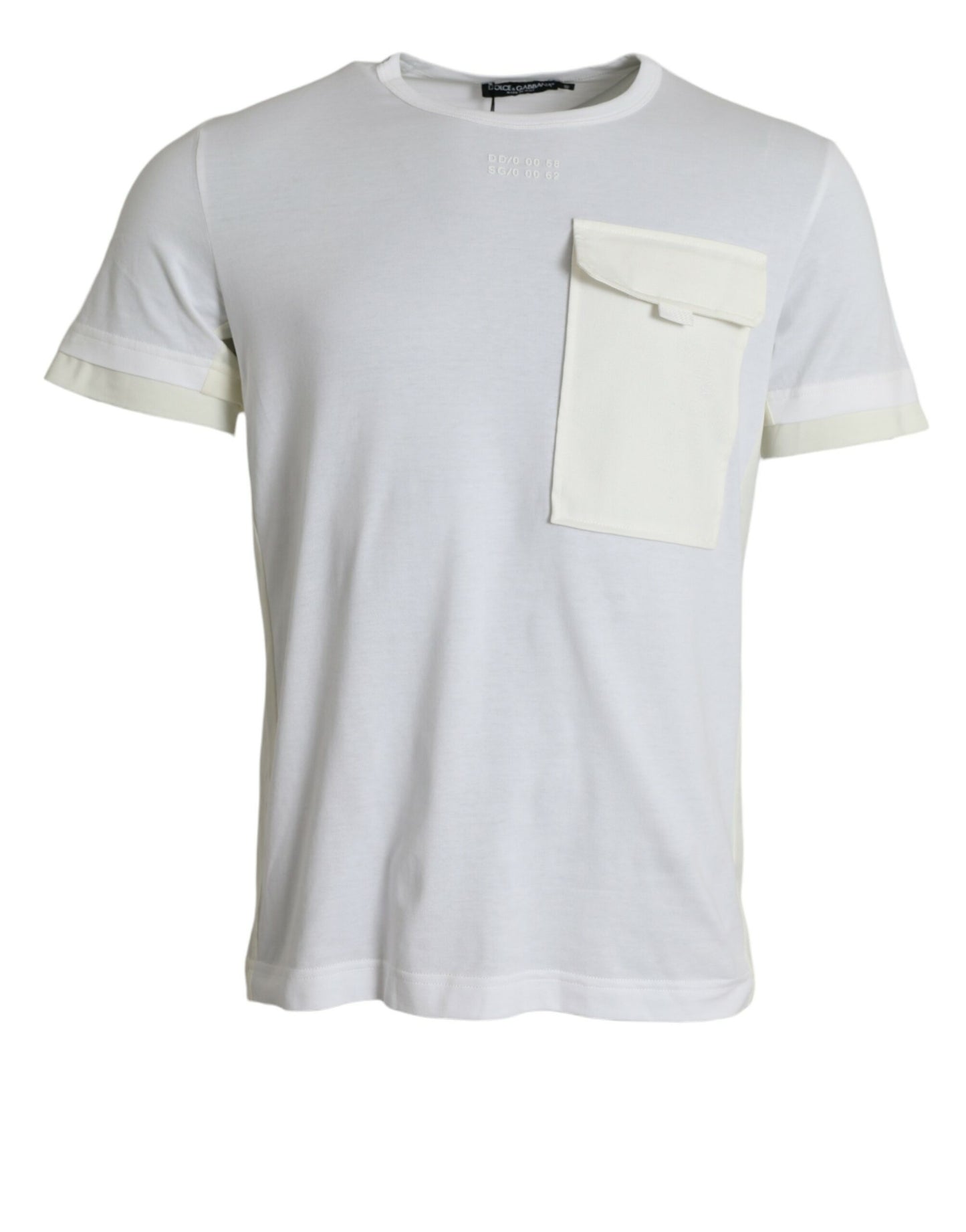 Dolce & Gabbana Elegant white cotton round neck t-shirt