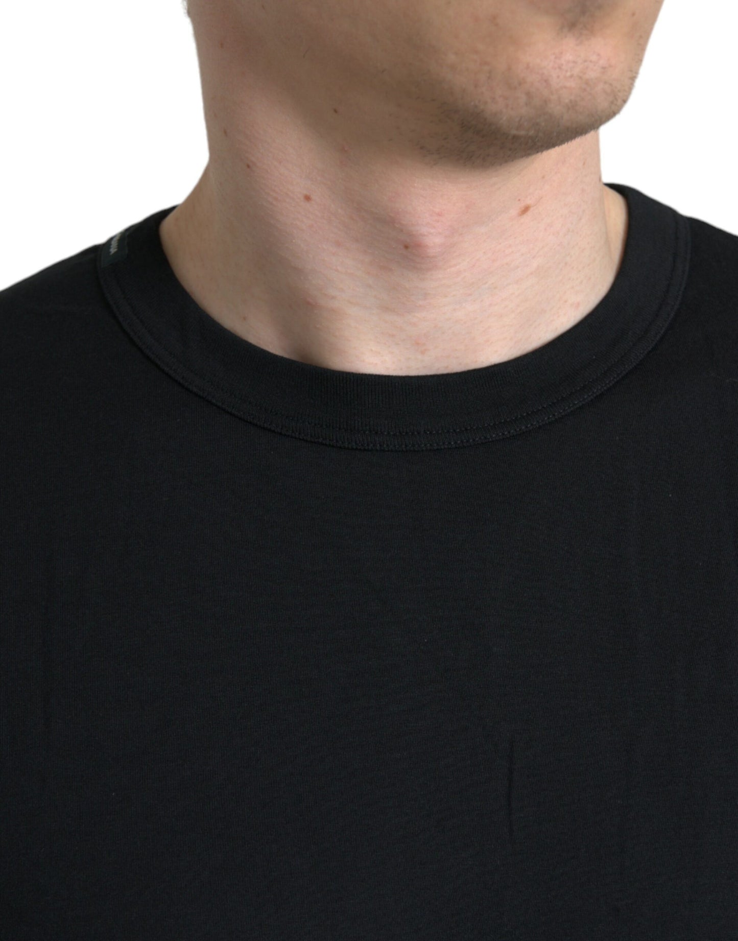 Dolce & Gabbana Elegant cotton T-shirt with embossed logo