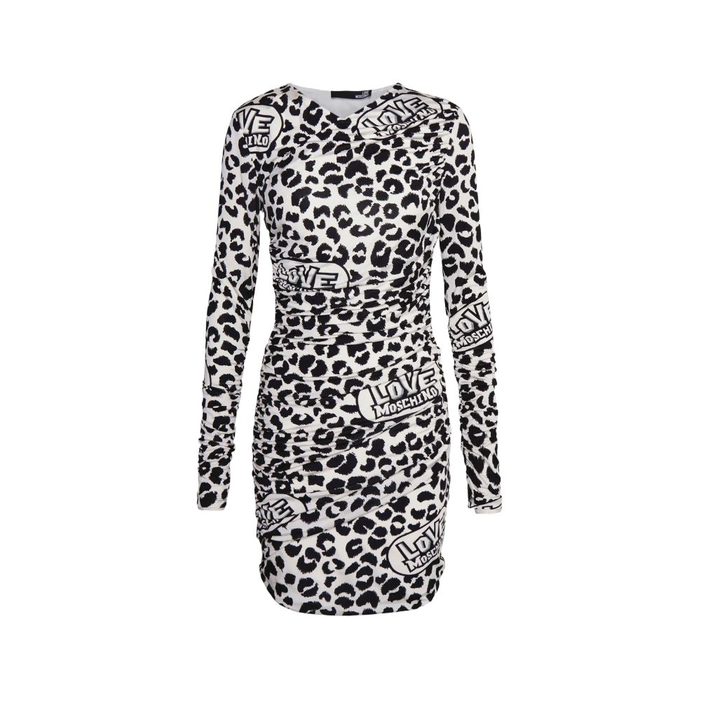 Love Moschino White Viscose Women's Dress