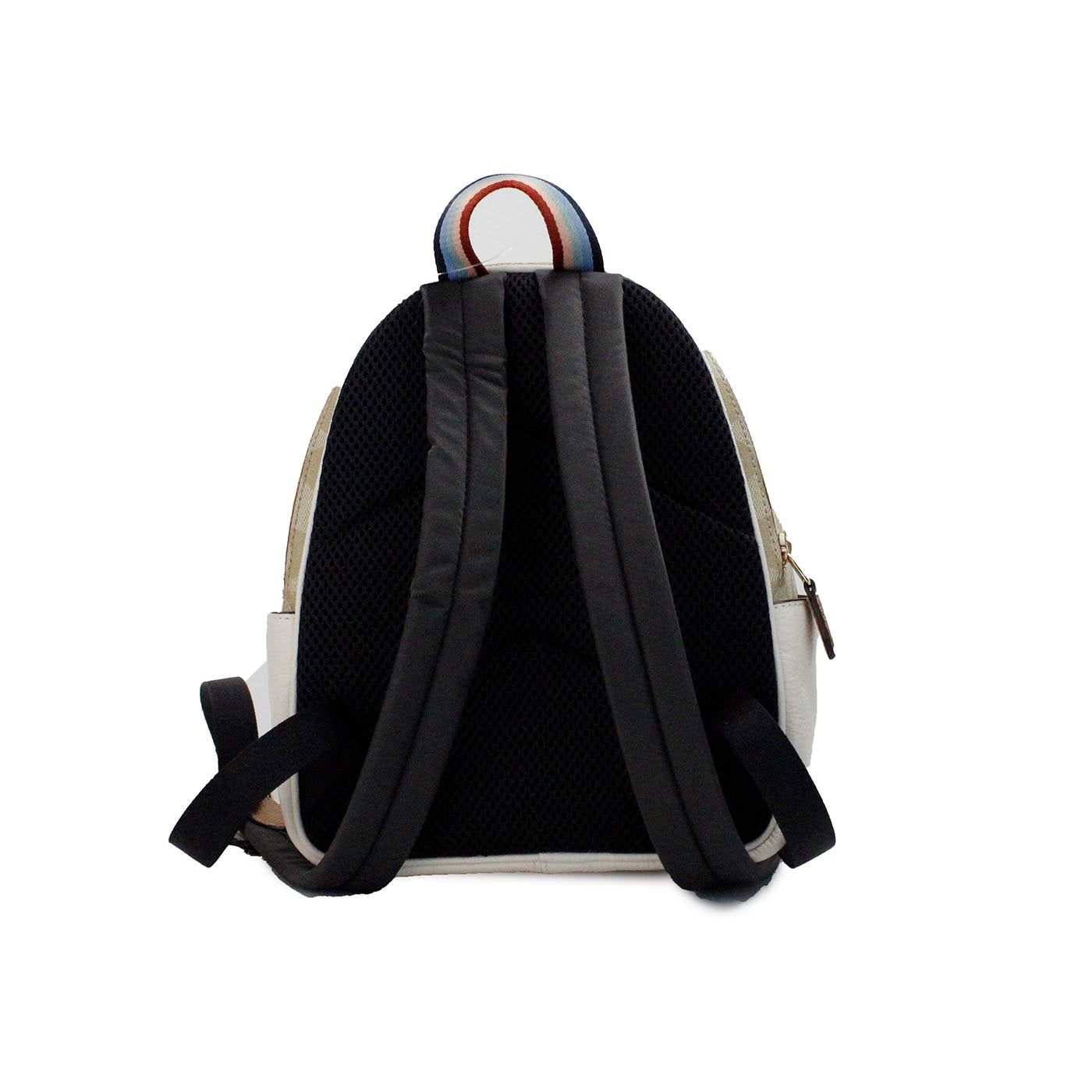 COACH Mini Court Signature Pear Motif Shoulder Backpack School Bag Chalk Taffy