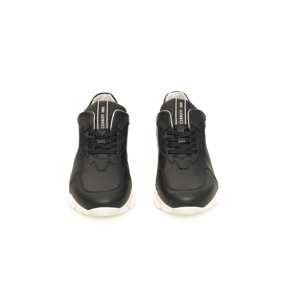 Cerruti 1881 Blaues Rindsleder Herren Sneaker