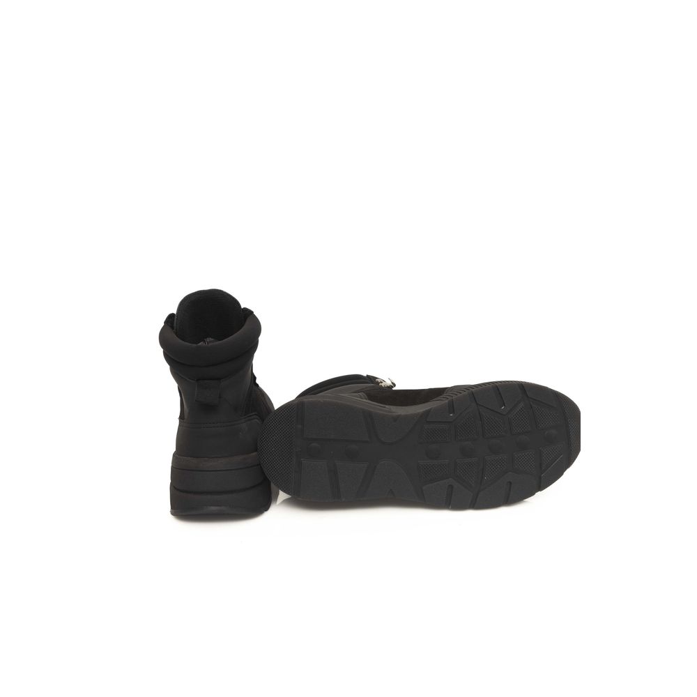 Cerruti 1881 Schwarzes Leder Herren Sneaker