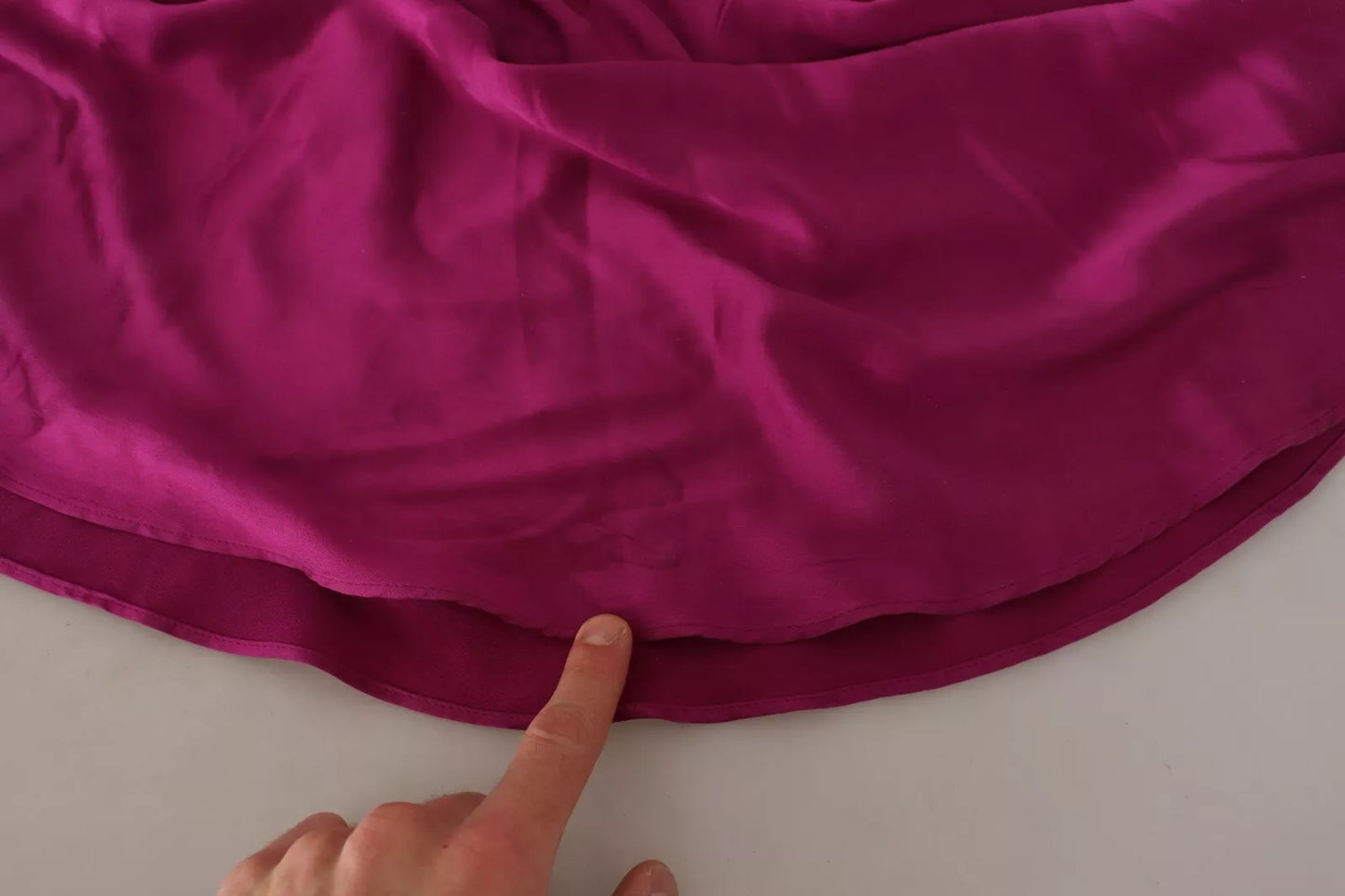 Dolce & Gabbana Sheath Dress Mermaid Fuchsia Silk Stretch Dress