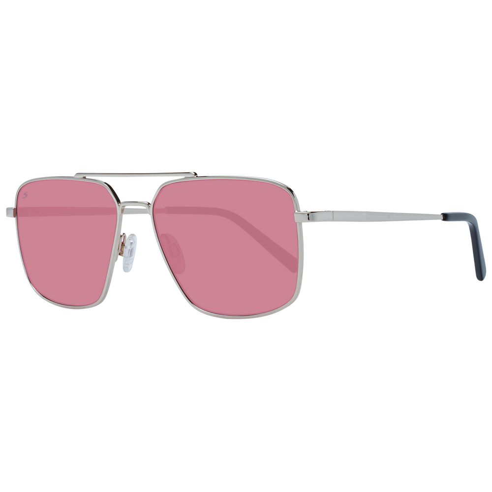 Serengeti Silberne Männer-Sonnenbrille