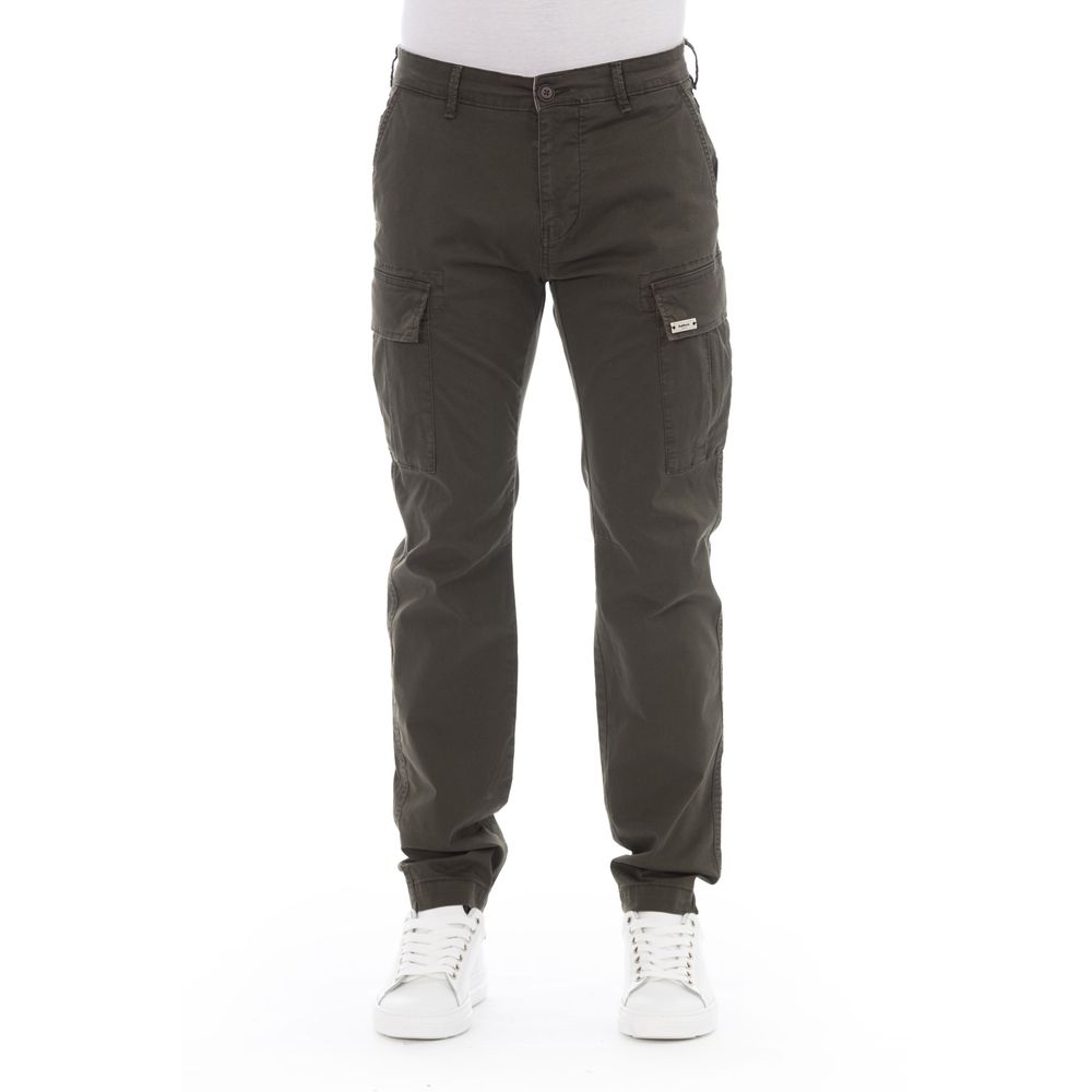 Baldinini Trend Army Cotton Men Cargo Pants