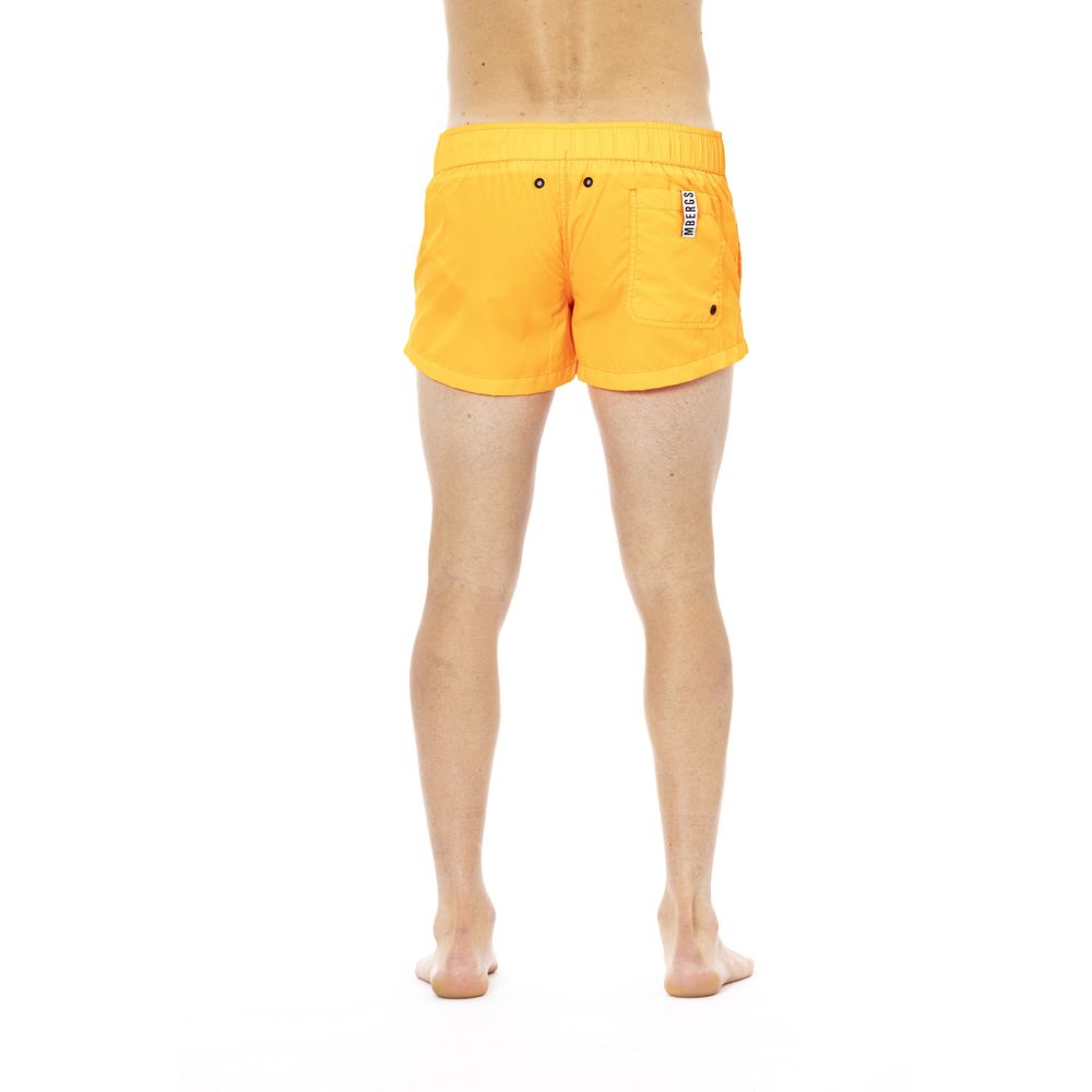 Bikkembergs Orange Polyamid Herren Badeshort
