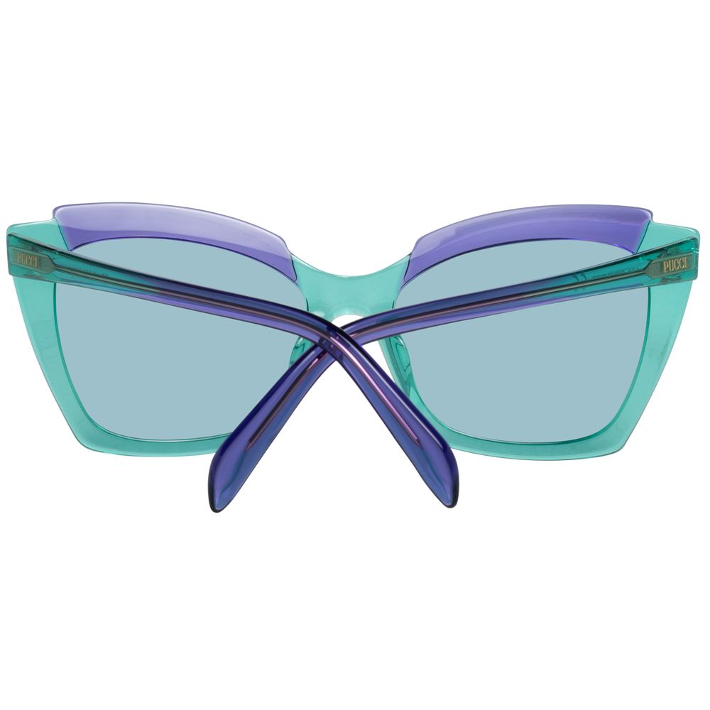 Emilio Pucci Grüne Frauen Sonnenbrille