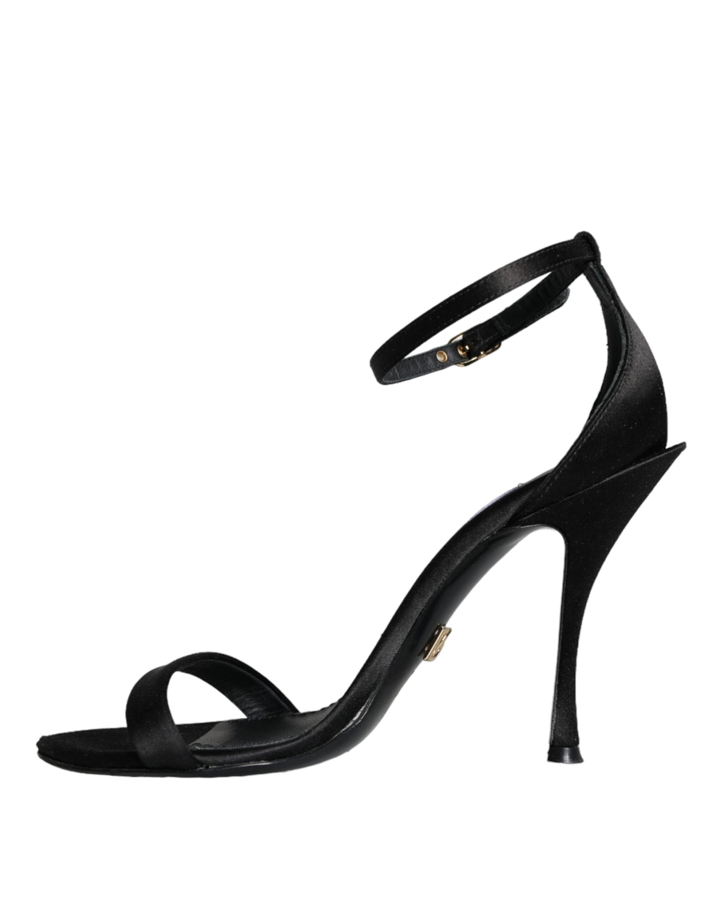 Dolce & Gabbana Black KEIRA Heels Strappy Sandals Shoes