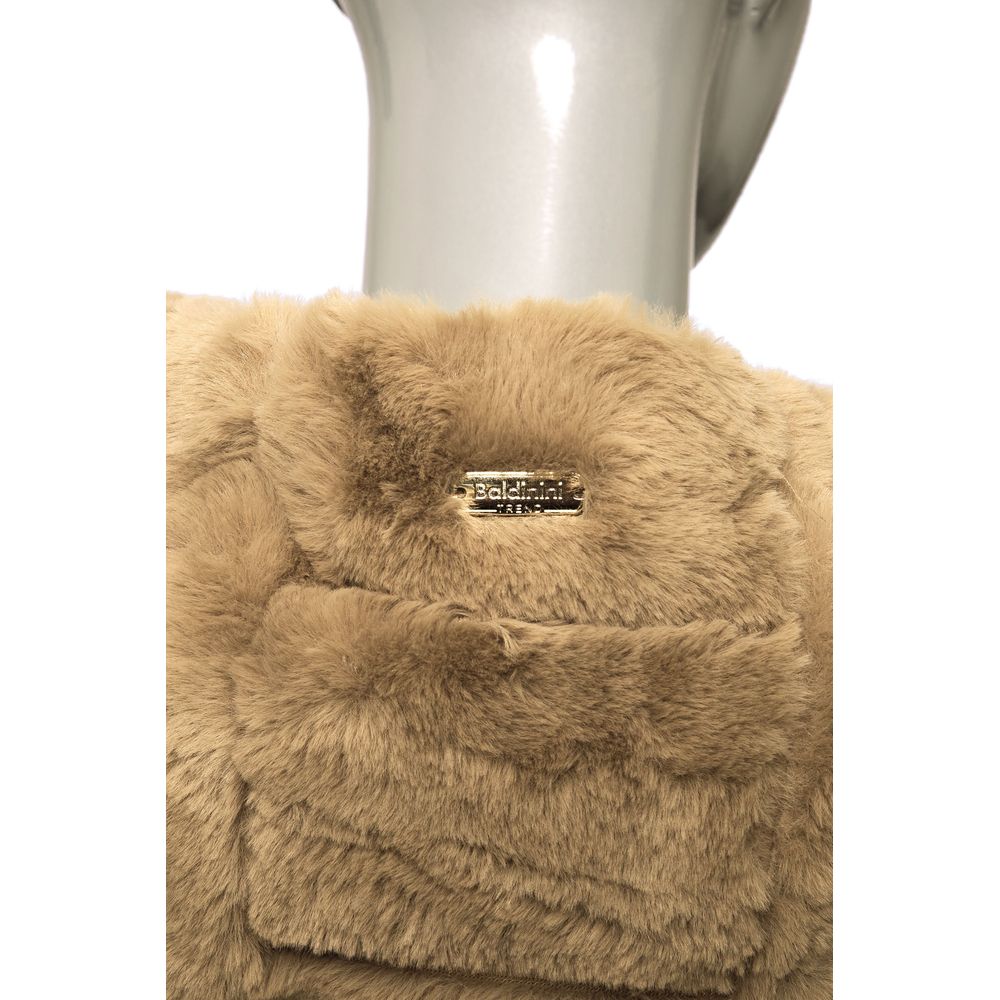 Baldinini Trend Beige Polyester Women's Coat