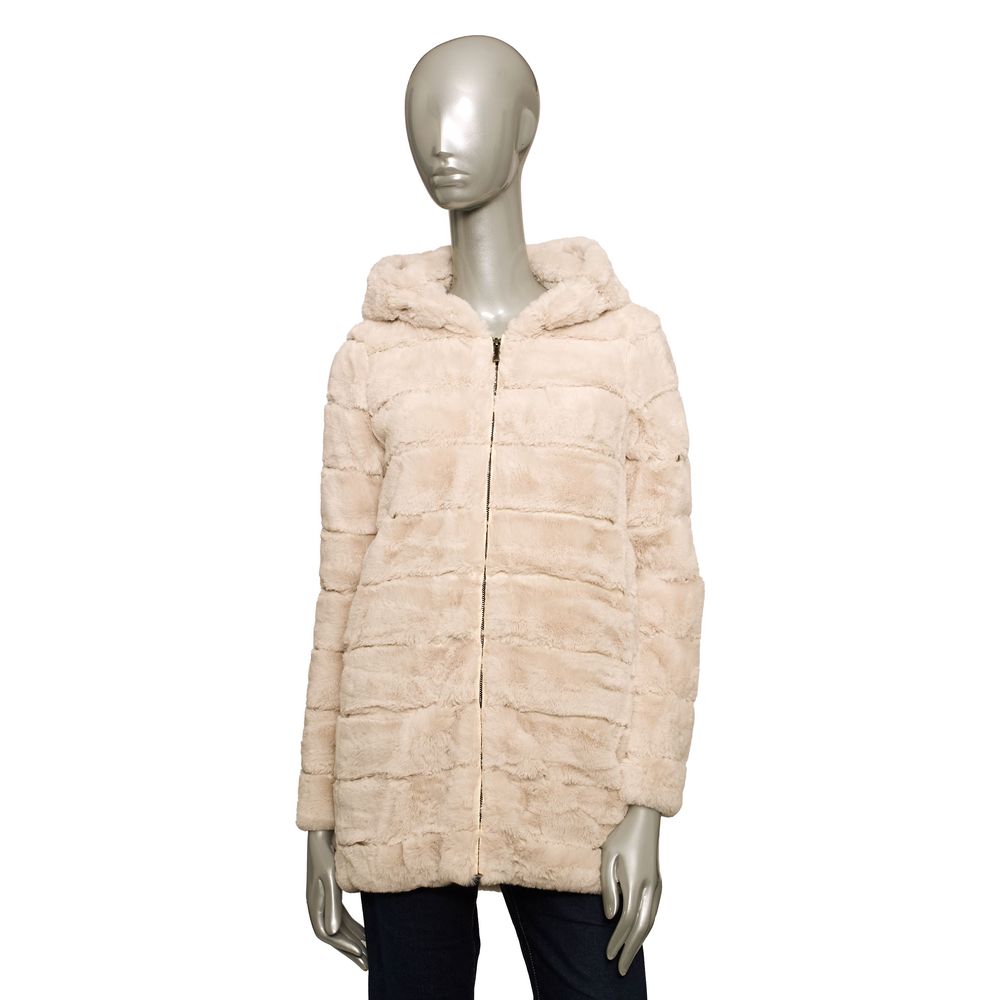 Baldinini Trend Beige Polyester Women's Coat