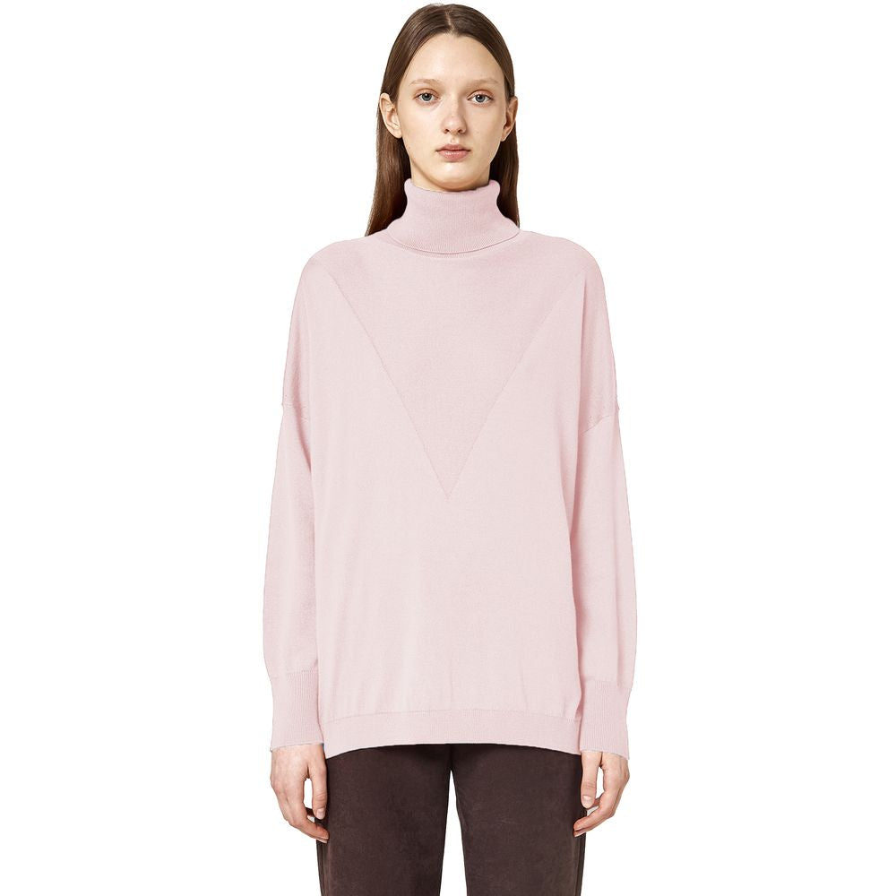 Alpha Studio Rosa Seidenpullover