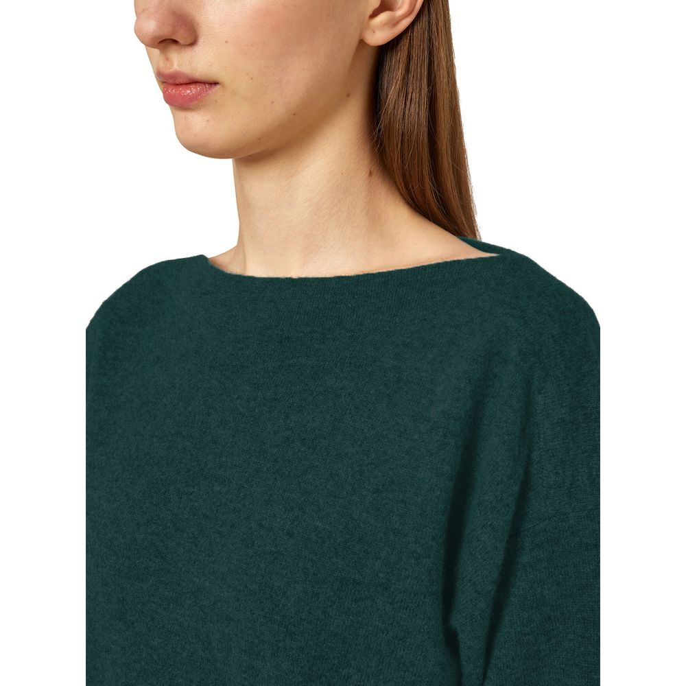 Alpha Studio Grüner Seidenpullover