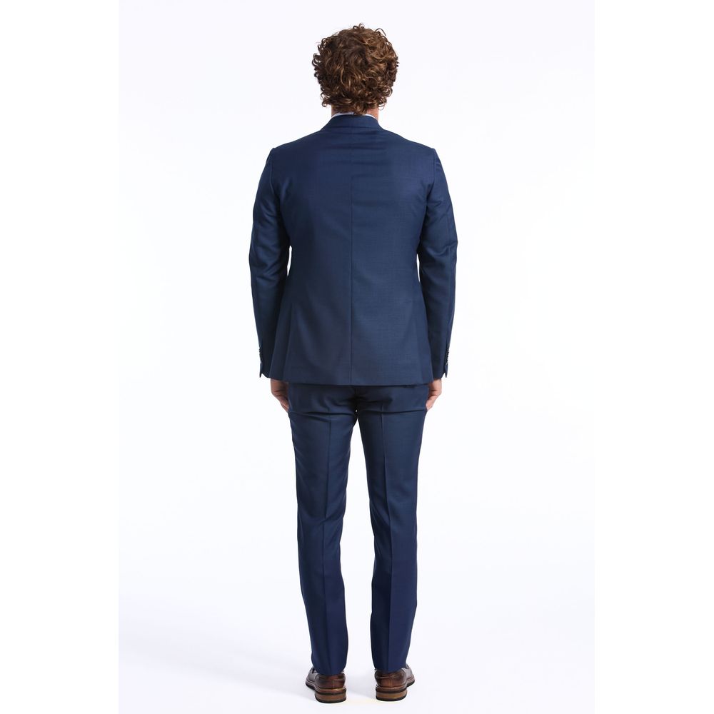 Baldinini Trend Blauer Wollblazer für Männer
