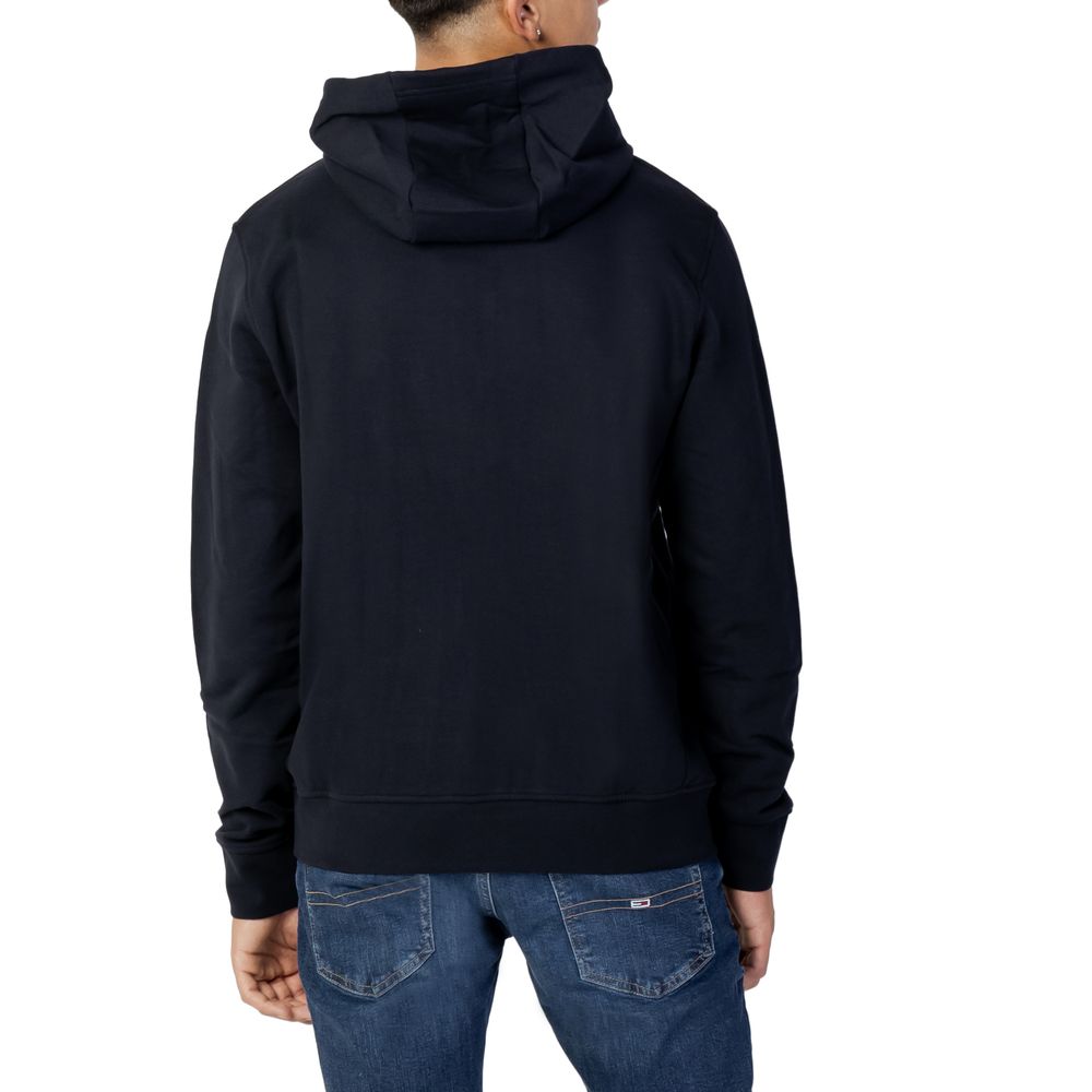 Armani Exchange Blauer Baumwoll-Kapuzenpulli