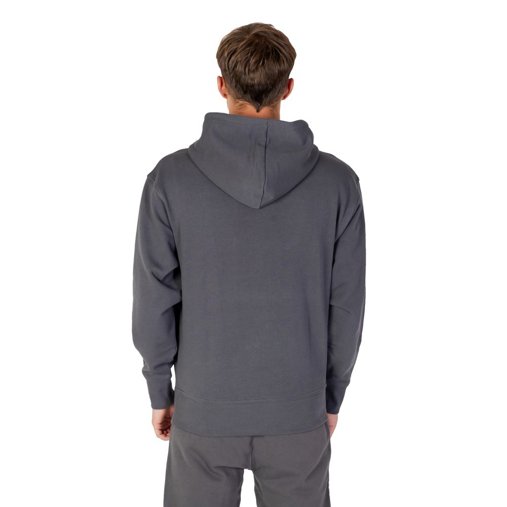 Hugo Boss Grauer Baumwoll-Kapuzenpulli
