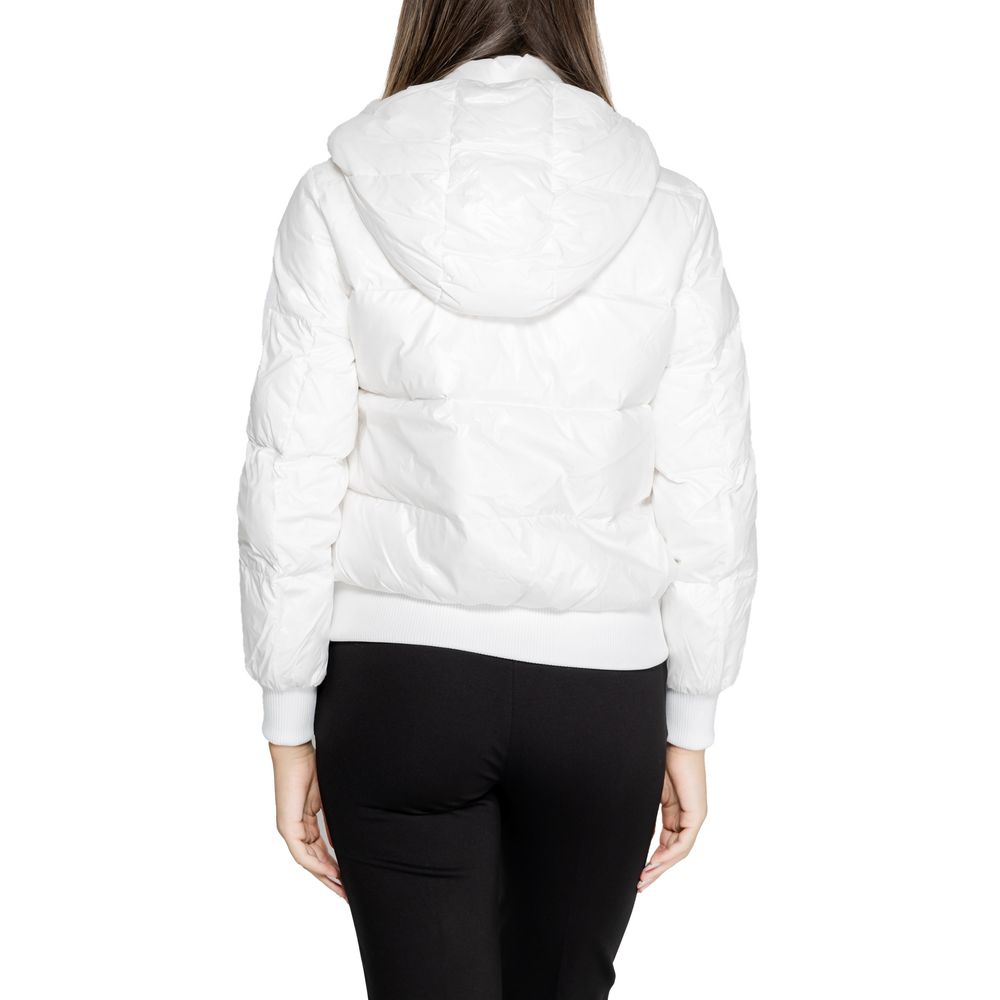 Armani Exchange White Polyamide Jackets & Coats