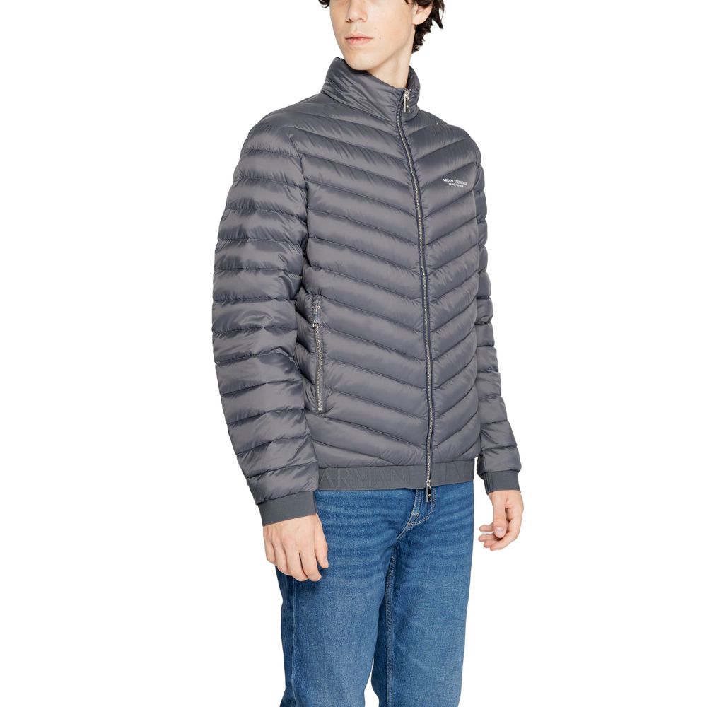 Armani Exchange Graue Polyester-Jacken &