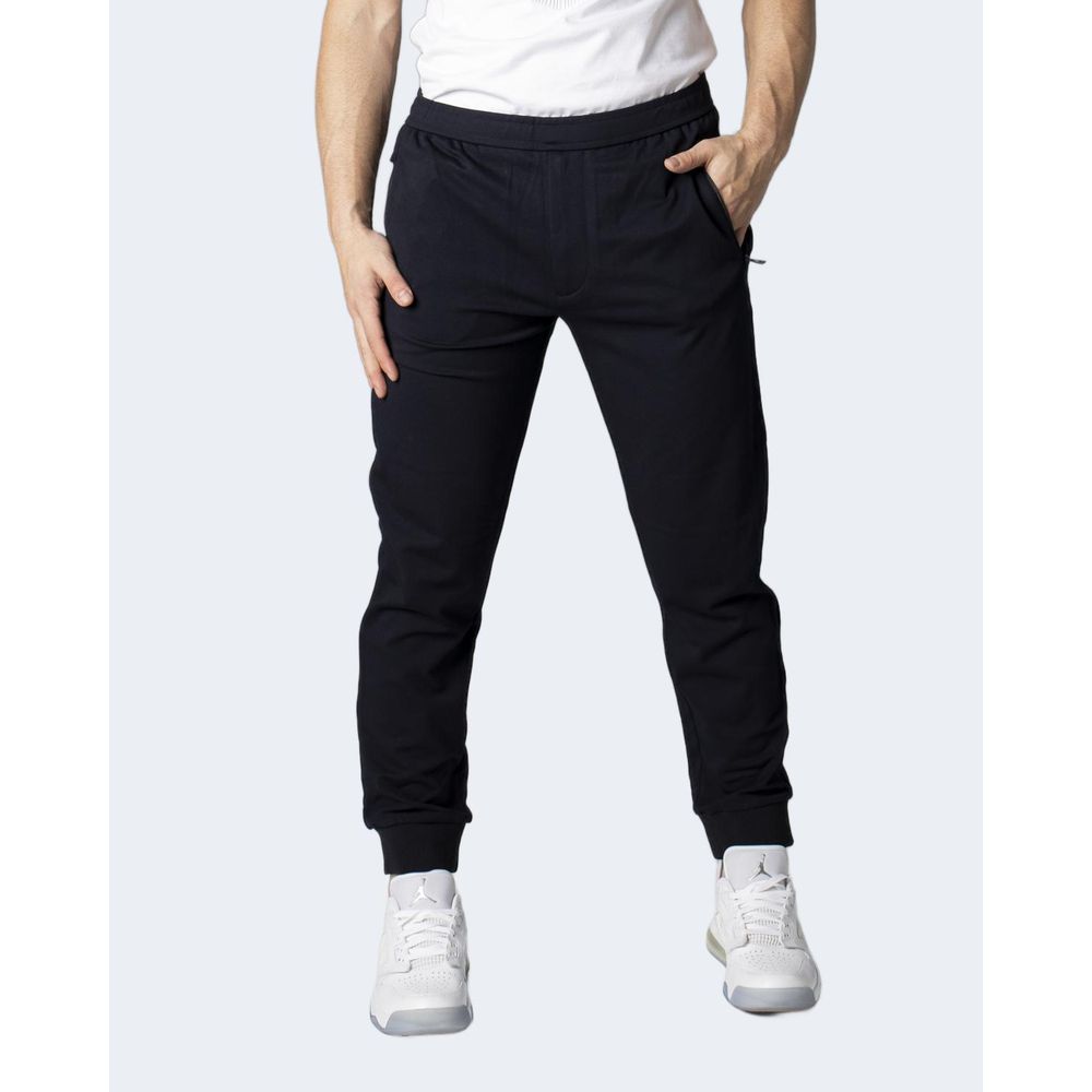 Armani Exchange Blaue Viskose Skinny-Hose