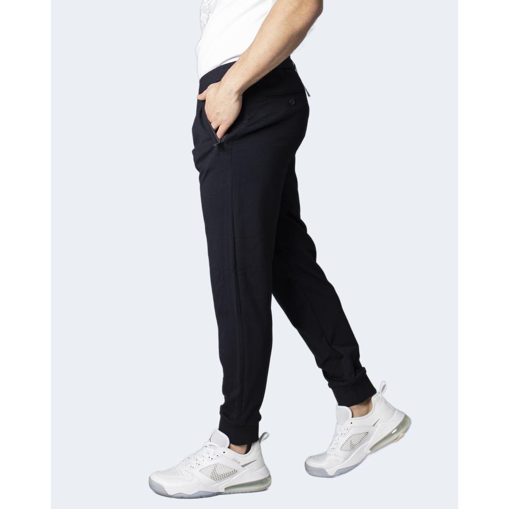 Armani Exchange Blaue Viskose Skinny-Hose