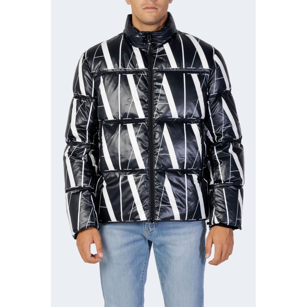 Armani Exchange Schwarze Polyesterjacken &