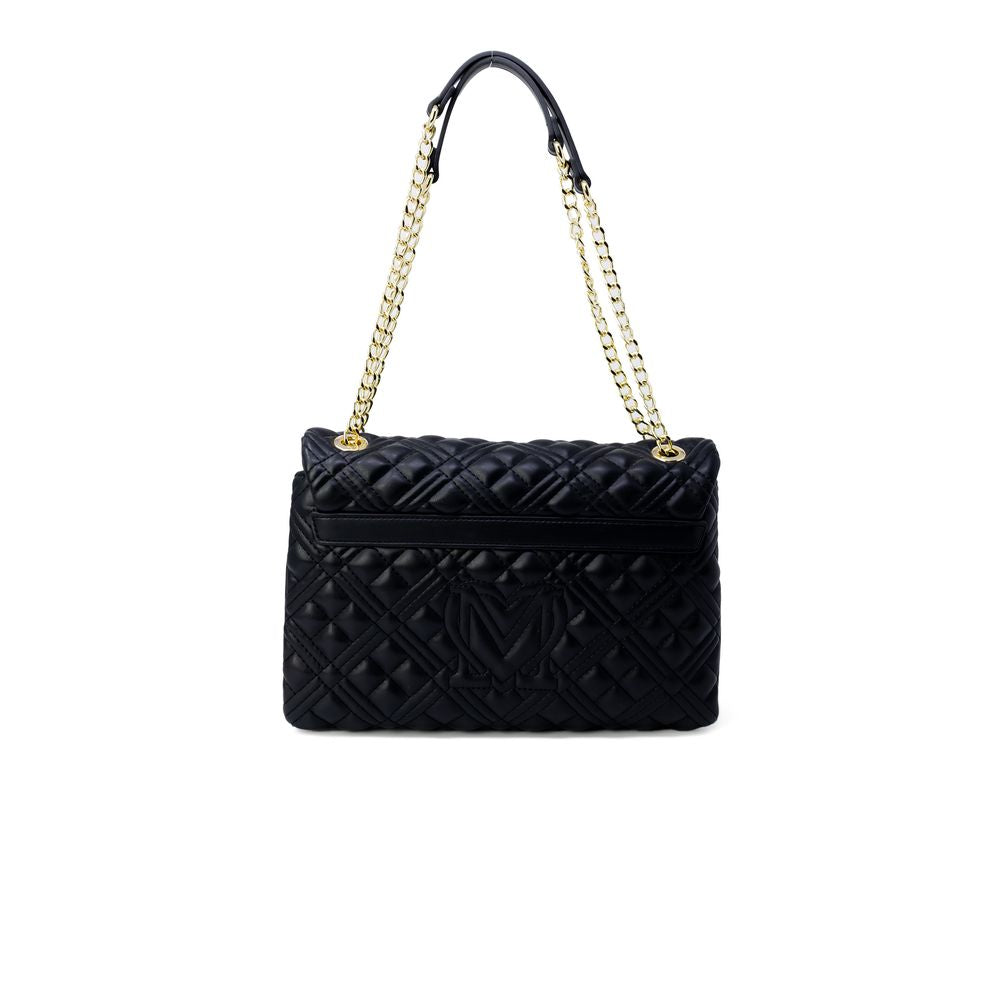 Love Moschino Golden Polyethylene Handbag