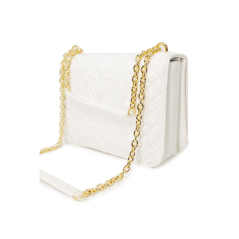 Love Moschino handbag in white polyethylene