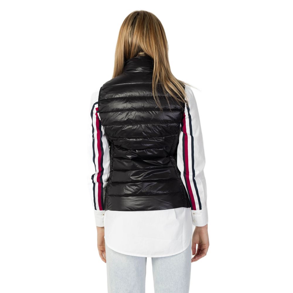 Armani Exchange Schwarze Polyester Sleveless Jacke