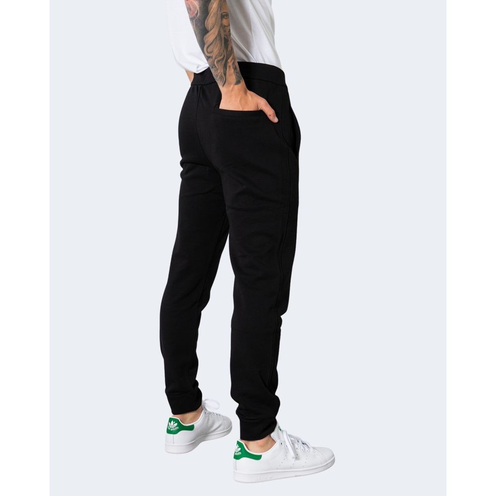 Armani Exchange Schwarze Baumwoll-Jogger Workout-Hose