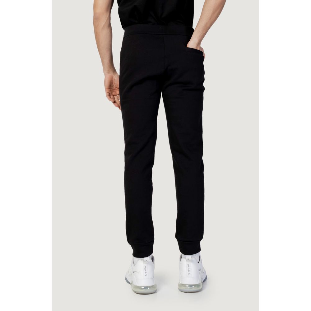 Armani Exchange Schwarze Baumwoll-Jogger Workout-Hose