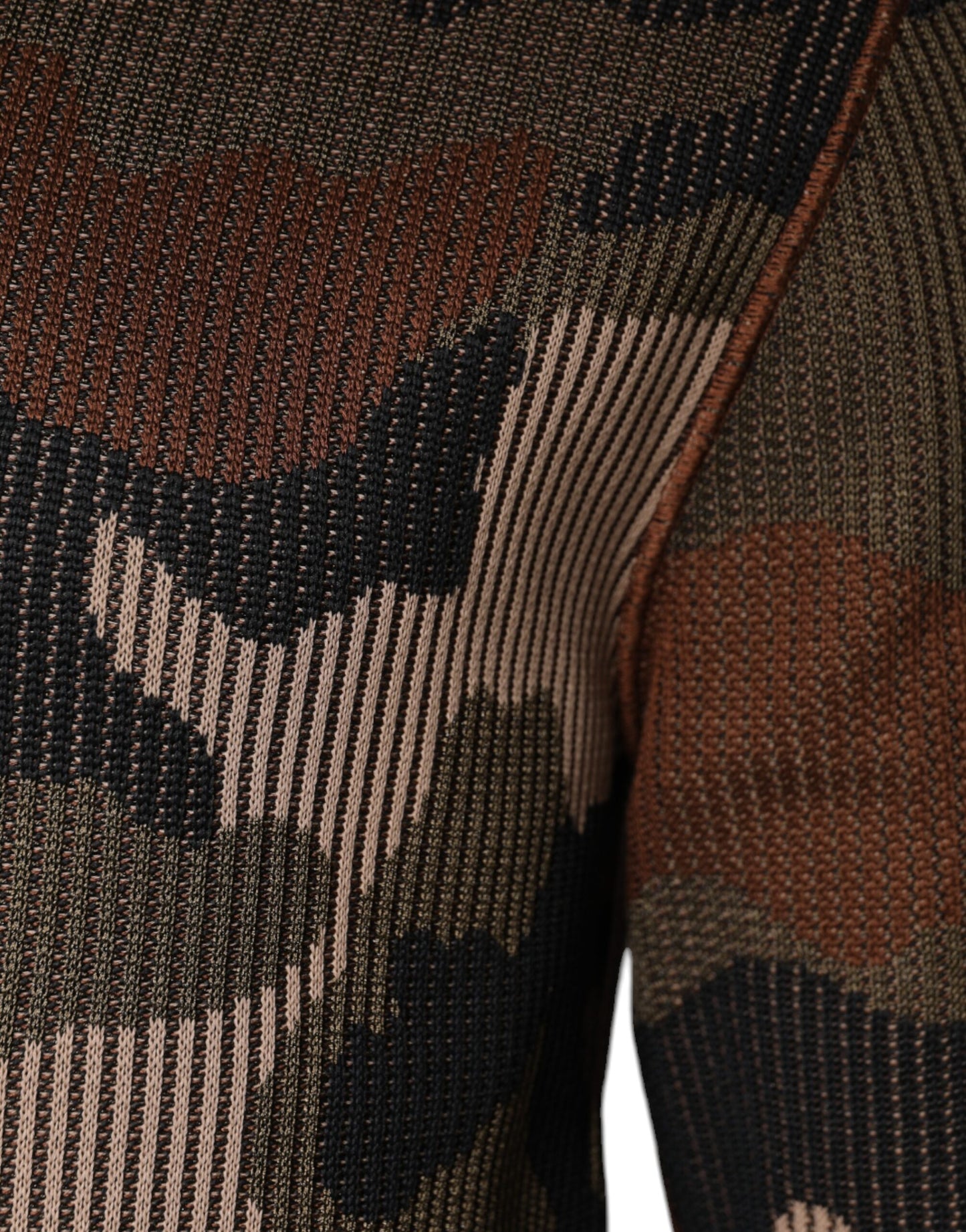 Dolce & Gabbana Multicolor Camouflage Herren Pullover Pullover