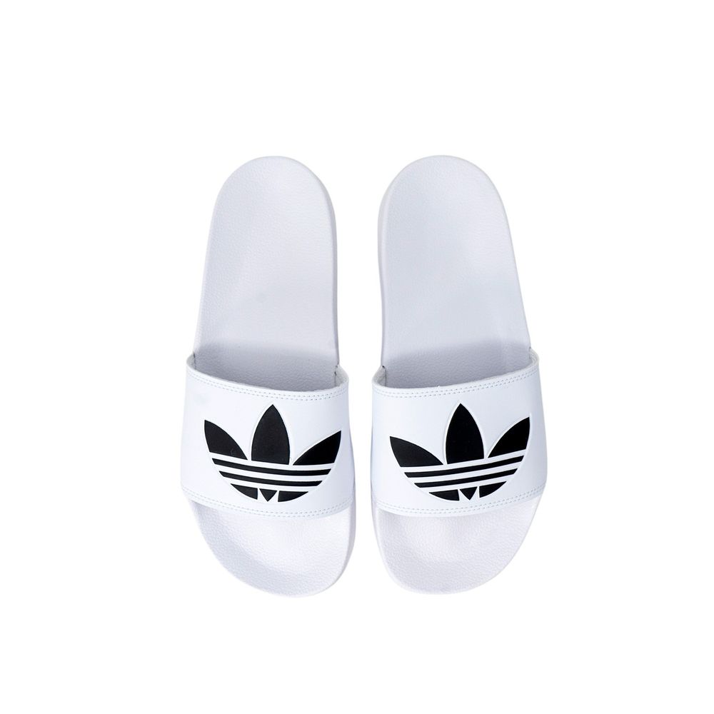 Adidas Weißer Polyester-Pantoffel