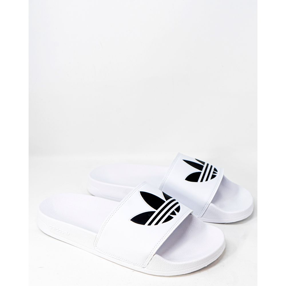 Adidas Weißer Polyester-Pantoffel