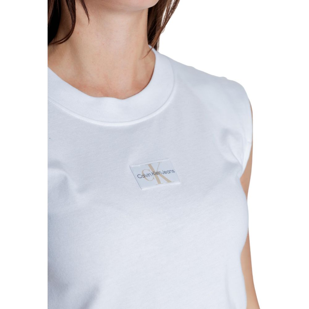Calvin Klein Jeans T-Shirt aus weißer Baumwolle